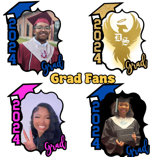 Graduation Fan Pack (10)- Customized